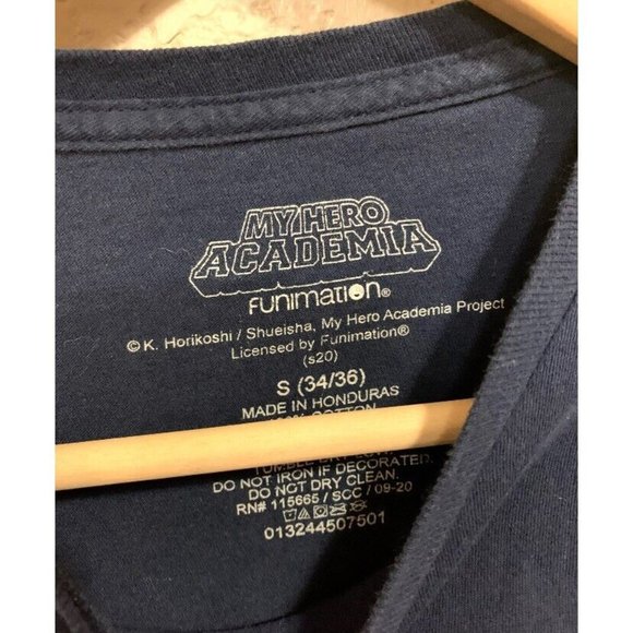 Hot Topic My Hero Academia Blue Graphic Tee - Picture 4 of 4